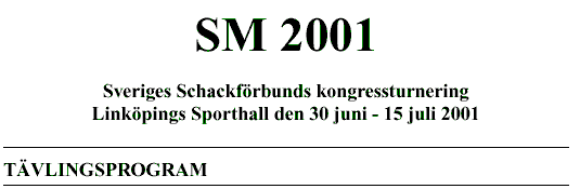 Spelprogram Schack-SM
